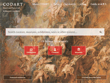 Tablet Screenshot of codart.nl